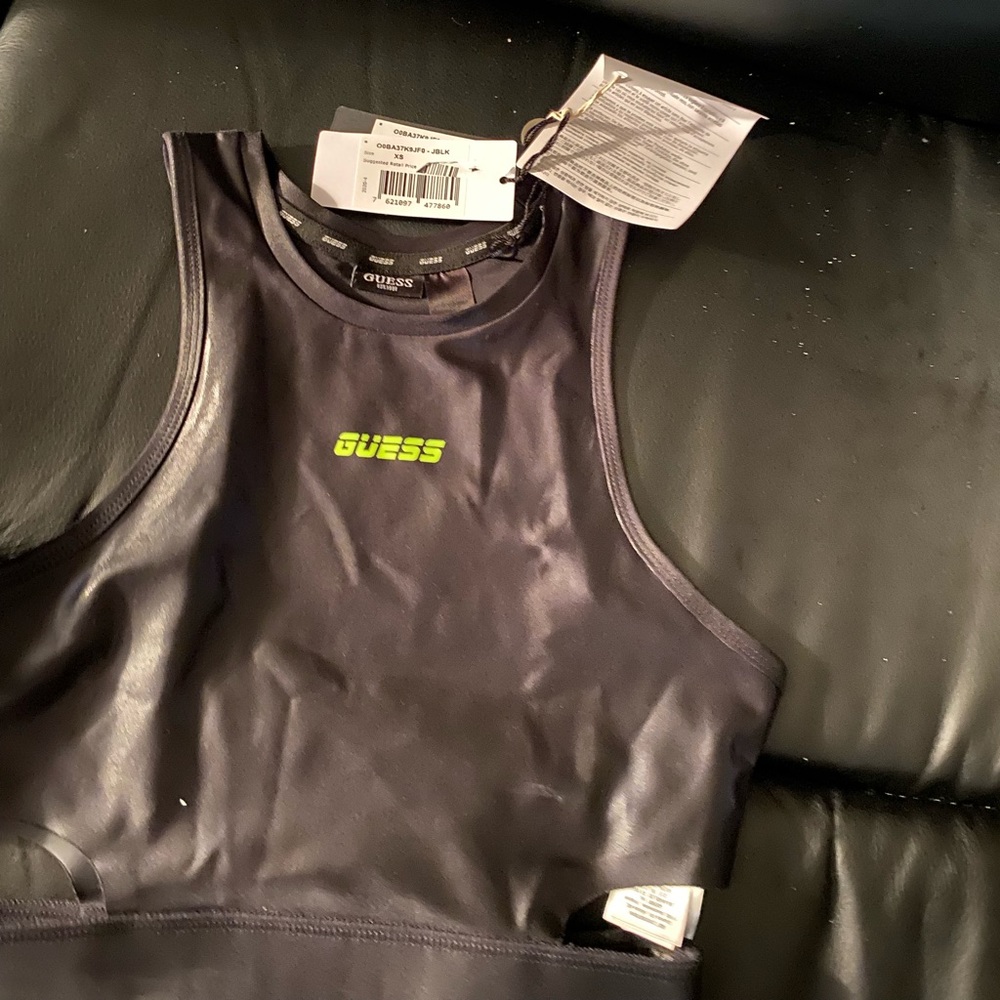 Petite Guess spandex sport top